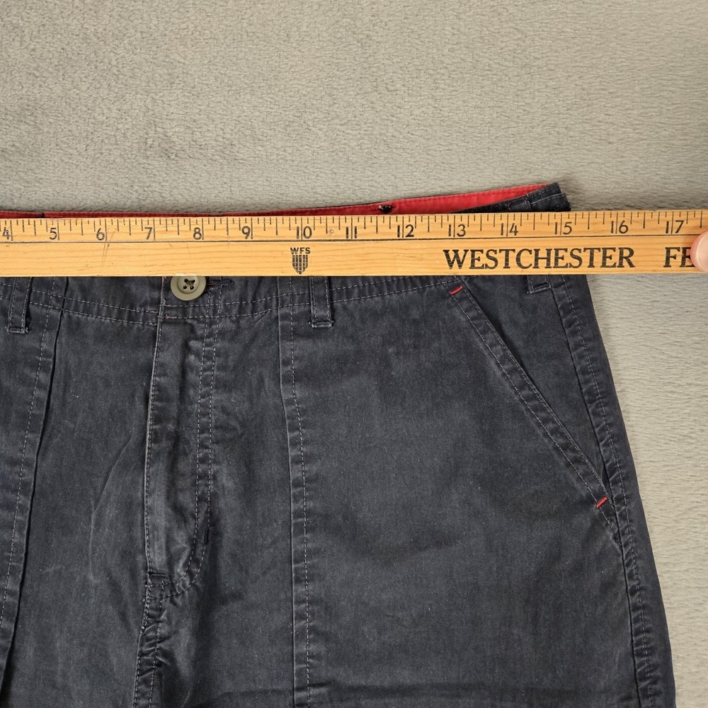 Vtg Abercrombie Fitch Cargo Shorts Youth 16 Navy Cargo Utility Paratroop *READ - Picture 6 of 10